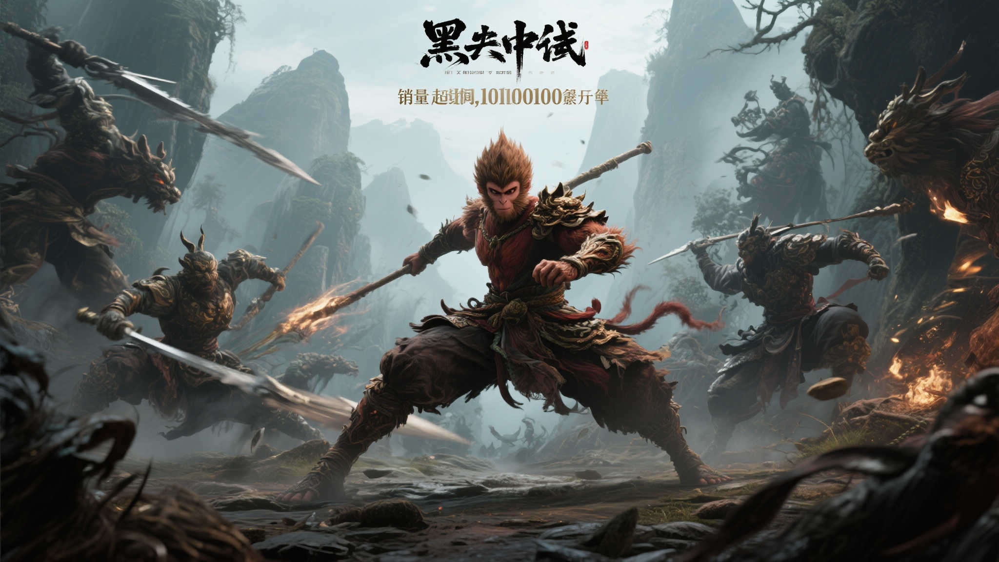 “国产单机游戏销量排行:黑神话遥遥领先,独占鳌头!” 一、黑神话:悟空——无可争议的王者
在